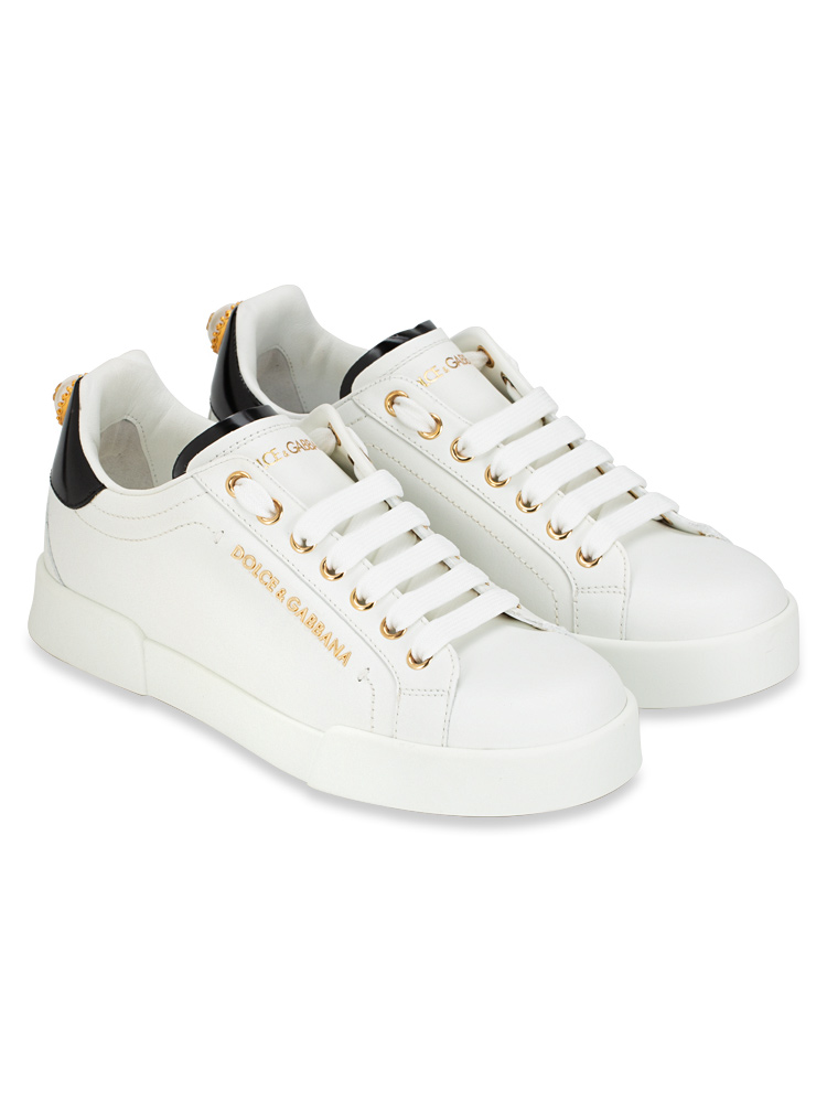 Portofino Sneakers Bianco Oro Sz 36