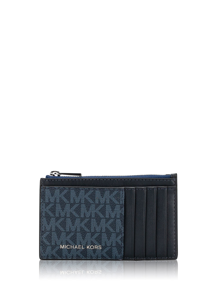 Signature Cooper Slim Zip Wallet Admiral Pale Blue