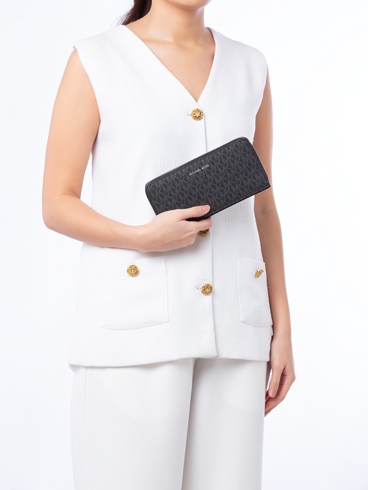 Signature Cooper Tech Zip Wallet Black