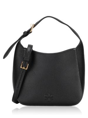 Thea Small Bucket Bag Black Gold