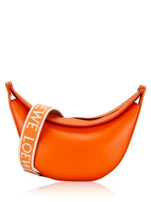 Calfskin Jacquard Luna Hobo Orange