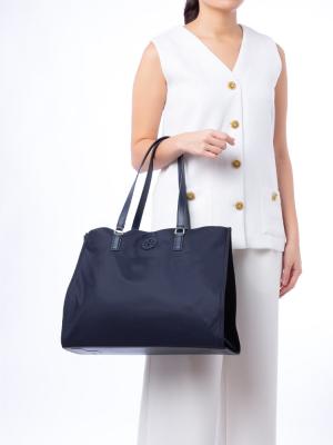 New Ella Nylon Tote Navy