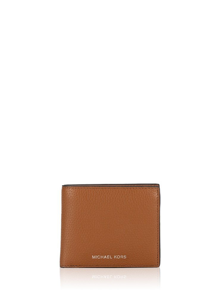 Men Cooper Pebble Leather Billfold with Coin Wallet Luggage