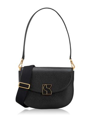 Dakota Medium Saddle Bag Black