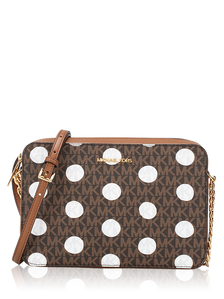 Signature Jet Set Item Large EW Dot Crossbody Luggage