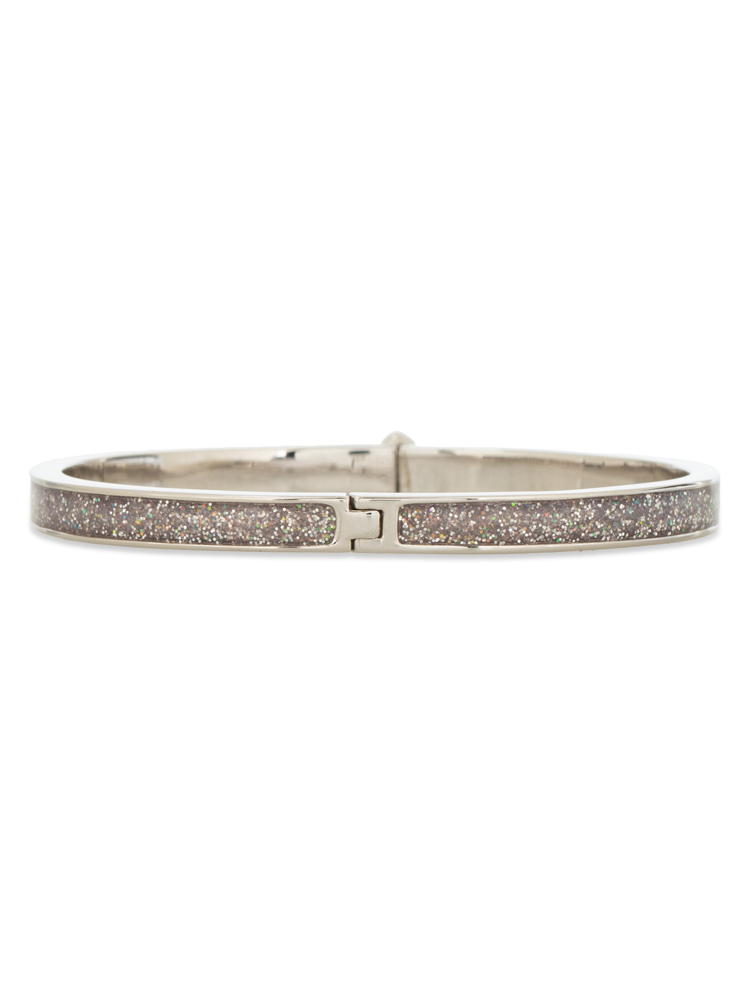 Everyday Spade Glitter Enamel Bangle Candied Flower
