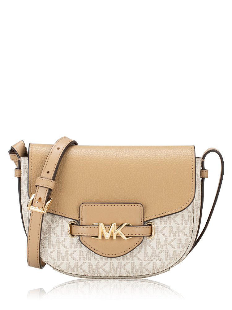 Signature Reed Small Saddle Bag Camel Multi