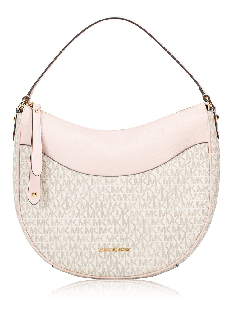 Signature Dover Large Half Moon Hobo Powder Blush Multi