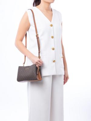 Signature Ruthie Small Crossbody Brown Acorn