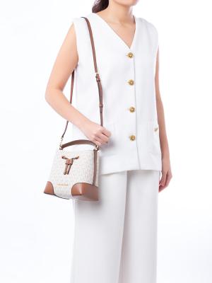 Mercer Signature Small Bucket Bag Vanilla