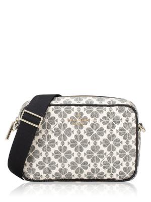 Spade Flower Mini Camera Bag Black Multi