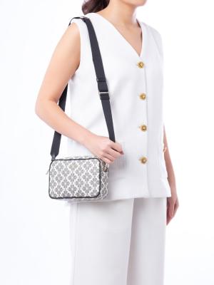 Spade Flower Mini Camera Bag Black Multi