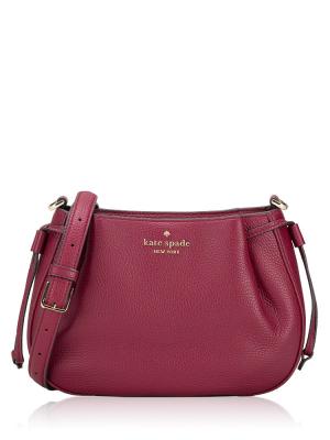 Dumpling Leather Crossbody Blackberry