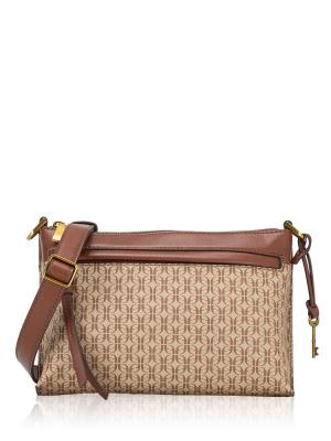 SHB3106268 Kiera Small Crossbody Beige Brown
