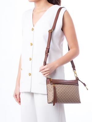 SHB3106268 Kiera Small Crossbody Beige Brown