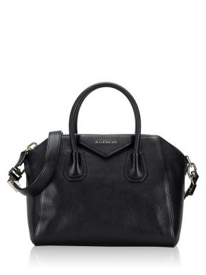 Sugar Goatskin Small Antigona Black