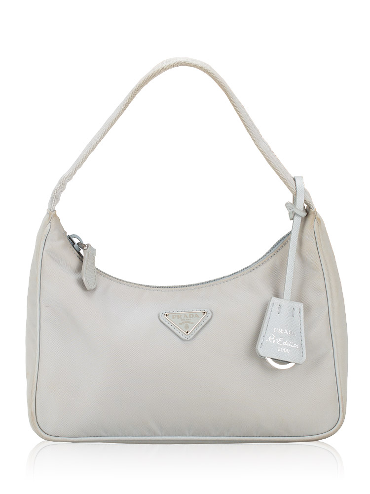 Tessuto Nylon Mini Re-Edition 2000 Bag Fiordaliso