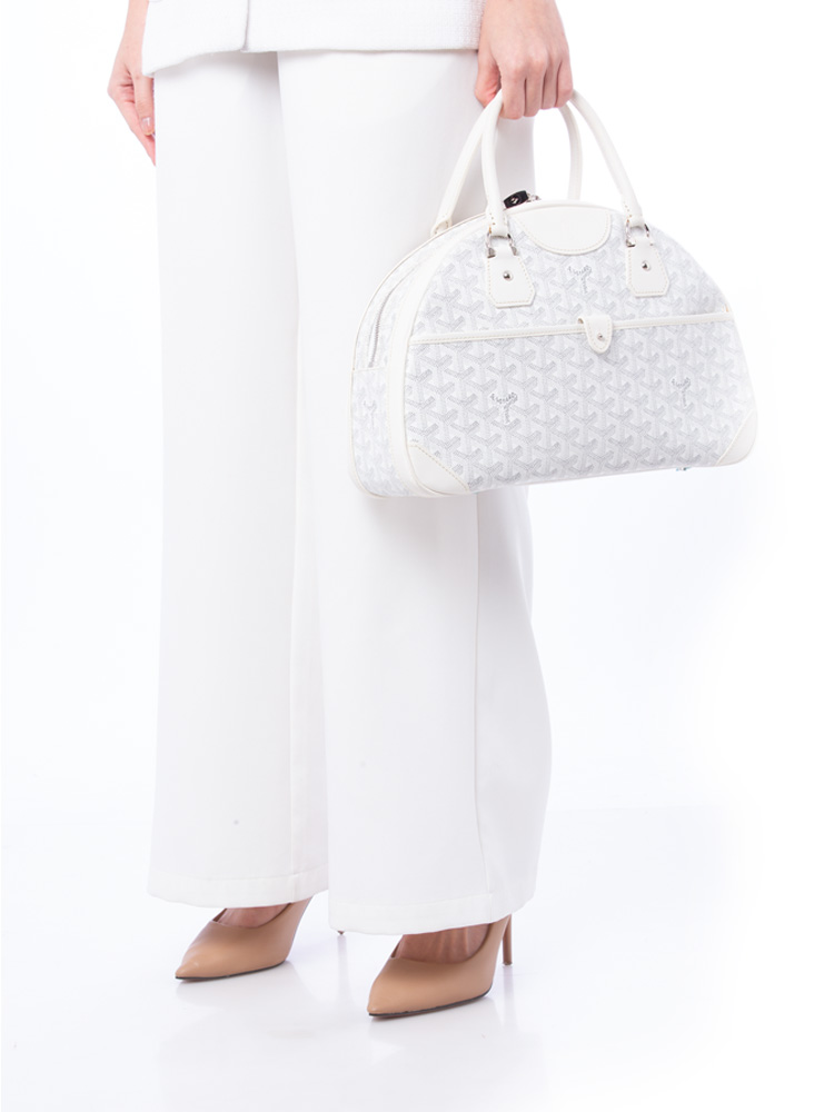 Goyardine Saint Jeanne MM Bowler White