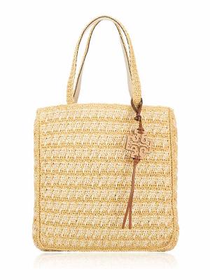 Straw Tote Iced Latte Pound Cake