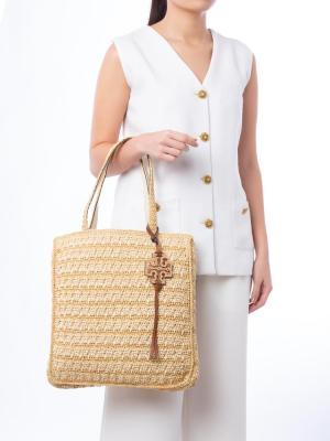 Straw Tote Iced Latte Pound Cake