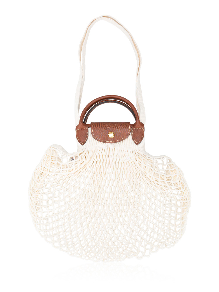 Le Pliage Filet Large Top Handle Ecru