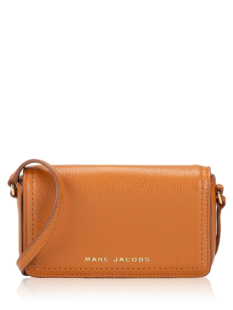 H107L01FA21 Groove Leather Mini Crossbody Smoked Almond