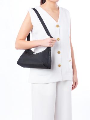 Carter Nylon Small Shoulder Bag Black