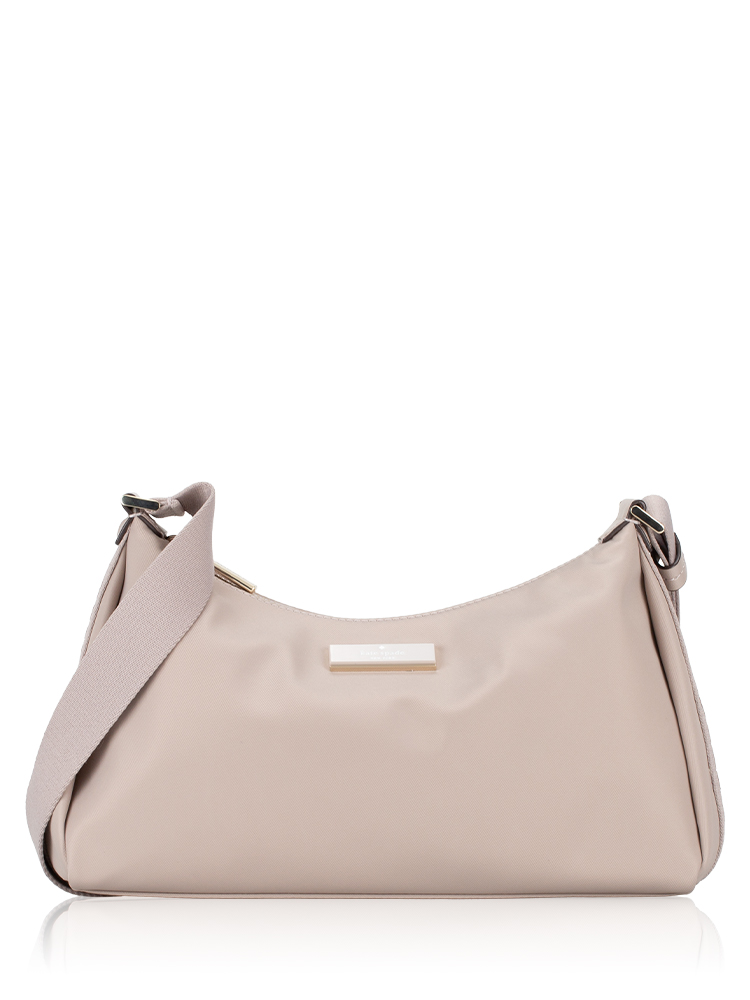 Carter Nylon Small Shoulder Bag Cozy Grey