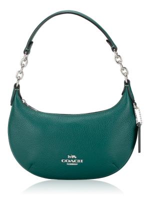 CN011 Payton Leather Mini Shoulder Emerald Green