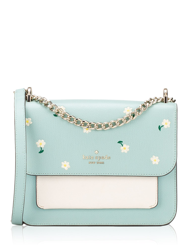 Daisy Embroidered Lea Flap Crossbody Aprodhite
