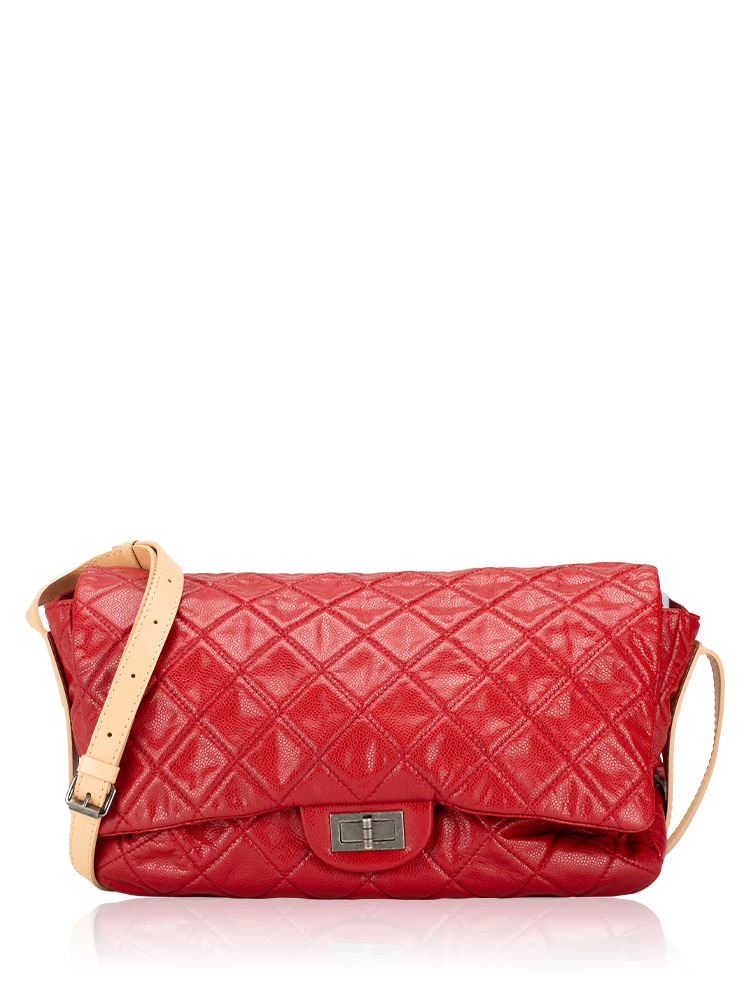 Caviar Easy 2.55 Reissue XXL Maxi Flap Red