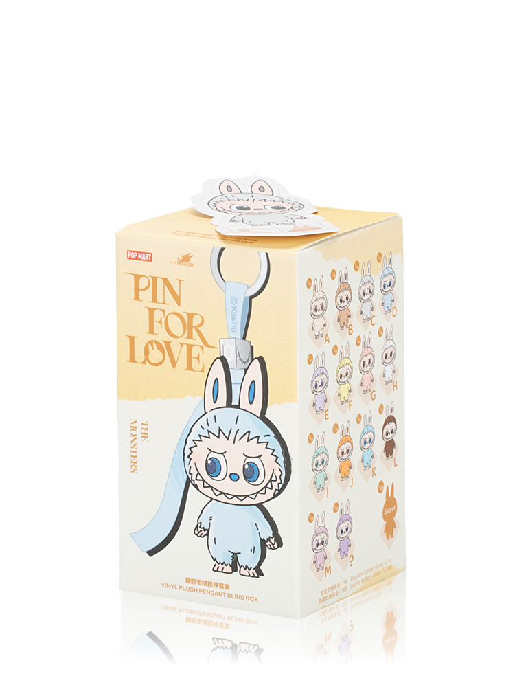 Labubu The Monsters Pin For Love Series Bag Charm C