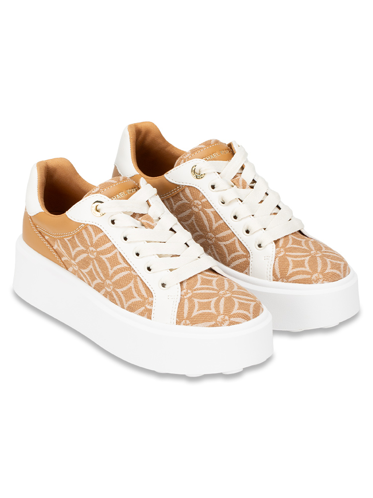 Signature Romey Jacquard Platform Sneaker Deer Multi Sz 5