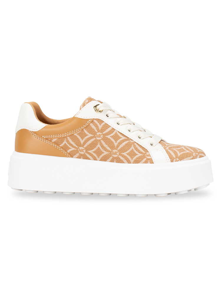 Signature Romey Jacquard Platform Sneaker Deer Multi Sz 5