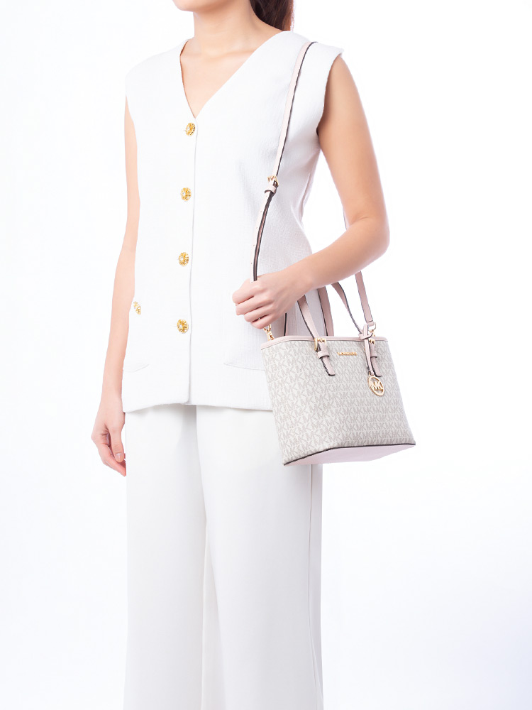 Jet Set Signature XS Tote Powder Blush