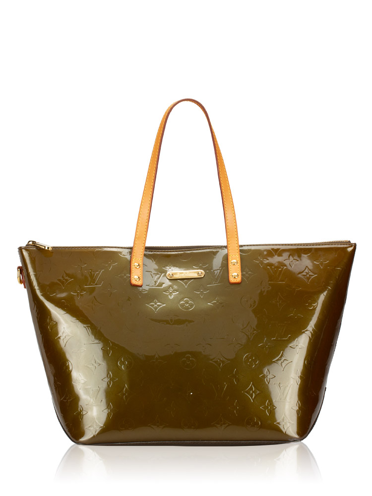 Monogram Vernis Bellevue GM Vert Bronze