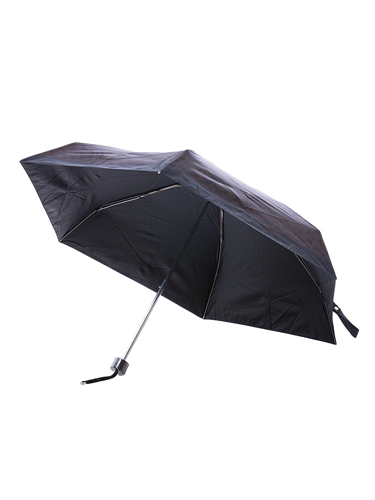 C4322 Signature Mini Umbrella Brown Black