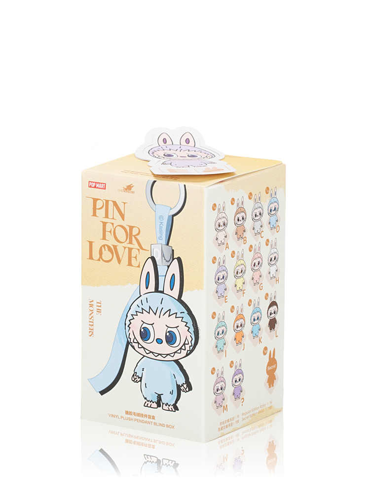 Labubu The Monsters Pin For Love Series Bag Charm E