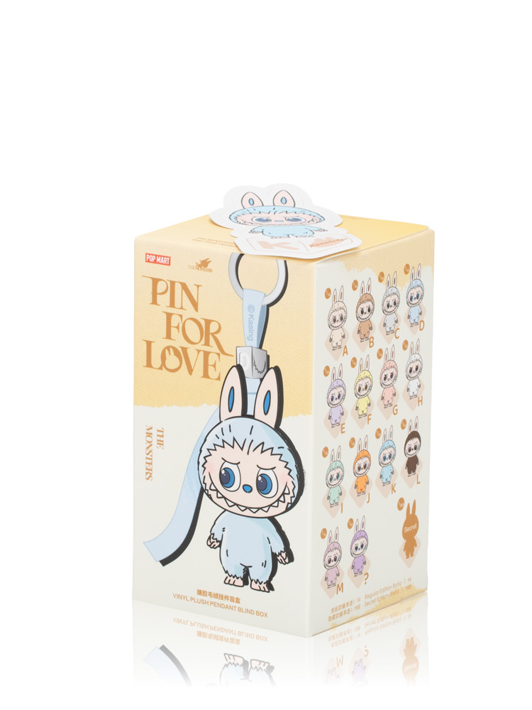 Labubu The Monsters Pin For Love Series Bag Charm K