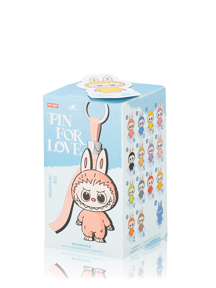 Labubu The Monsters Pin For Love Series Bag Charm P