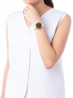 MK4852 Kaycie Pavé Stainless Watch Gold