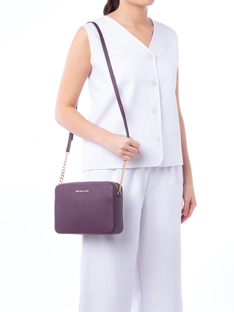 Jet Set Item Large Crossbody Plum