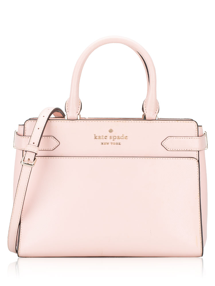 Staci Medium Satchel Chalk Pink