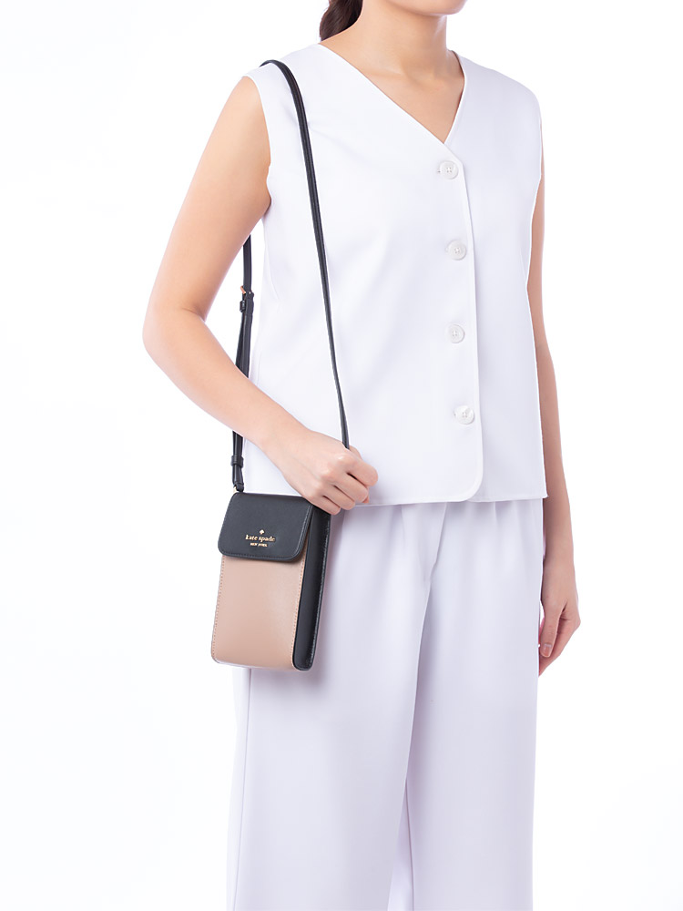 Madison Colorblock NS Phone Crossbody Toasted Hazelnut