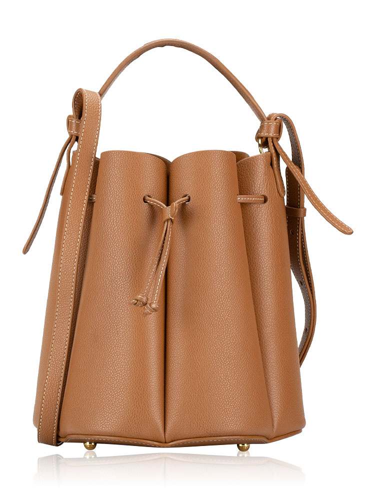 Textured Calfskin Numero Huit Camel