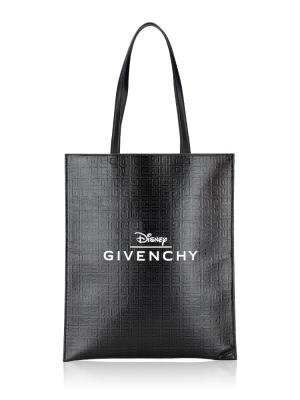 x Disney Coated Canvas 4G Logo Print Tote Black