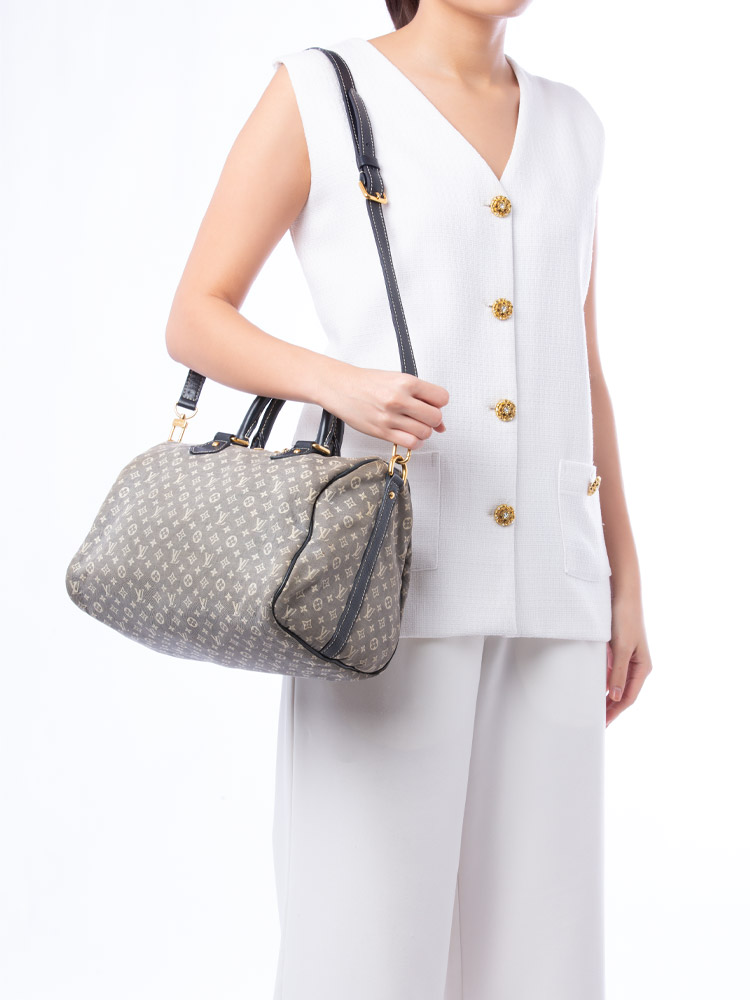 Mini Lin Speedy 30 Bandouliere Bleu Encre