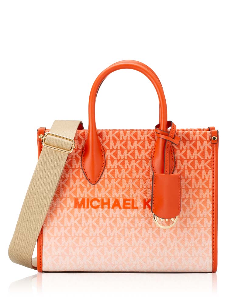 Signature Mirella Small Ombré Crossbody Red Clay