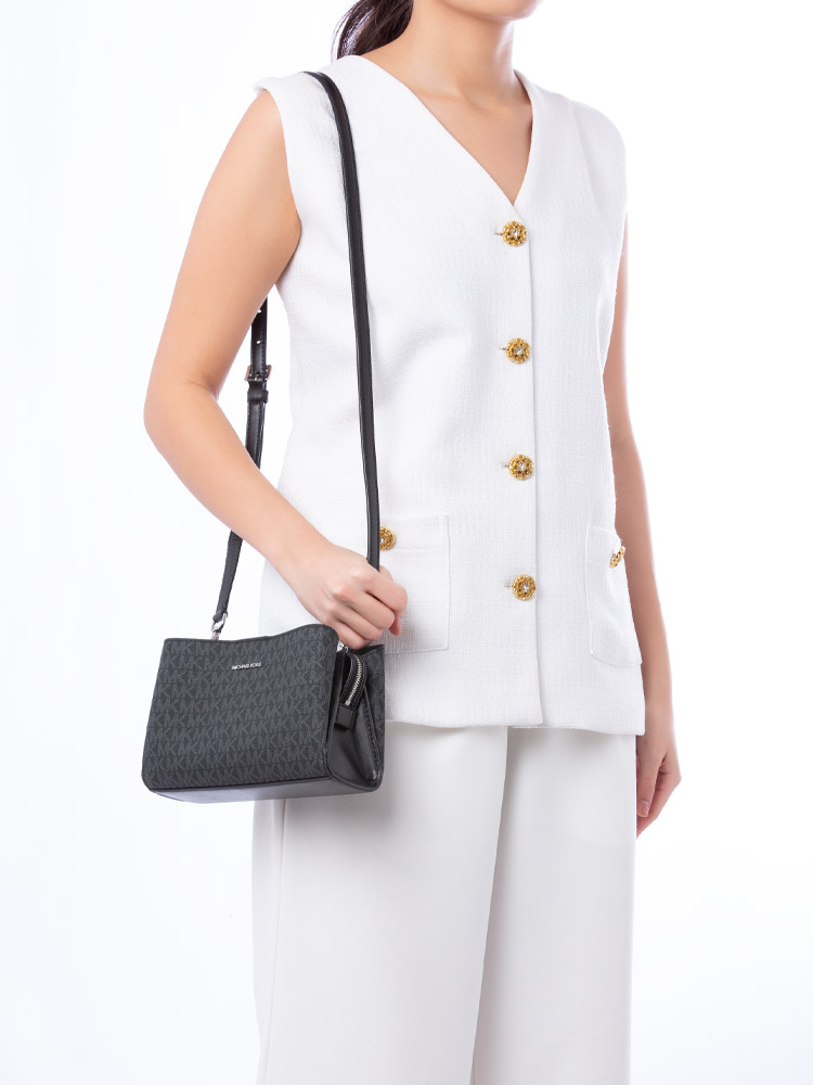 Signature Ruthie Small Crossbody Black