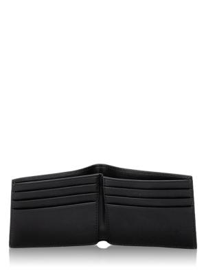 Mens Signature Jet Set Slim Billfold Wallet Black